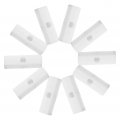 Osaladi 50 Pcs Window Stopper Safety Locks Door Security Bar Sliding Patio Lock Hotel For Travelers Sash White Child Plastic