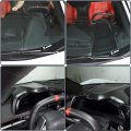 Control Dashboard Panel Cover Trim Compatible With Chevrolet Corvette C8 Stingray 2020-2023 Abs 4pcs Upper Edge Car Speedometer