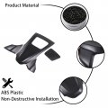 Control Dashboard Panel Cover Trim Compatible With Chevrolet Corvette C8 Stingray 2020-2023 Abs 4pcs Upper Edge Car Speedometer