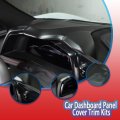 Control Dashboard Panel Cover Trim Compatible With Chevrolet Corvette C8 Stingray 2020-2023 Abs 4pcs Upper Edge Car Speedometer