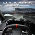 Control Dashboard Panel Cover Trim For Chevrolet Corvette C8 Stingray 2020-2023 Abs 4pcs Upper Edge Car Speedometer Side
