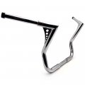 Hk-tghd-hb025-cd2-12 Rise Ape Hangers Bars 1-1 4 Handlebars Fit Compatible Withharley Touring Electra Glide 