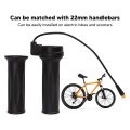 1 Pair Electric Bike Throttle Grips Universal Sensitive Scooter Accelerator Handle With Joint For 22mm Handlebar