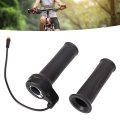 1 Pair Electric Bike Throttle Grips Universal Sensitive Scooter Accelerator Handle With Joint For 22mm Handlebar