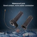1 Pair Electric Bike Throttle Grips Universal Sensitive Scooter Accelerator Handle With Joint For 22mm Handlebar