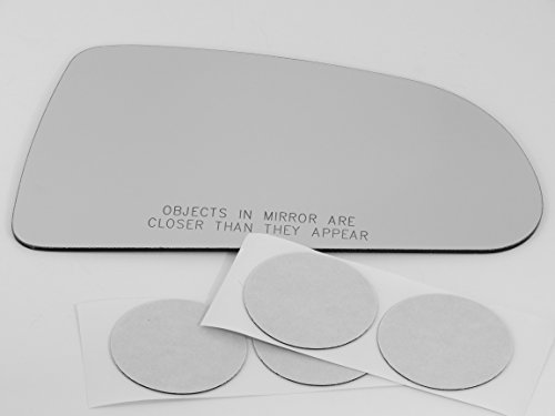Right Passenger Convex Mirror Glass Lens For 05-11 Dakota 04-07 Durango 06-09 Raider Non Folding Type With Adhesive Clear