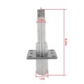 Bt16 Round Spindle With 4 Bolt Brake Flange 2 Pack 8 25 In Length For Utility Cargo Boat Trailers And Light Duty Rvs