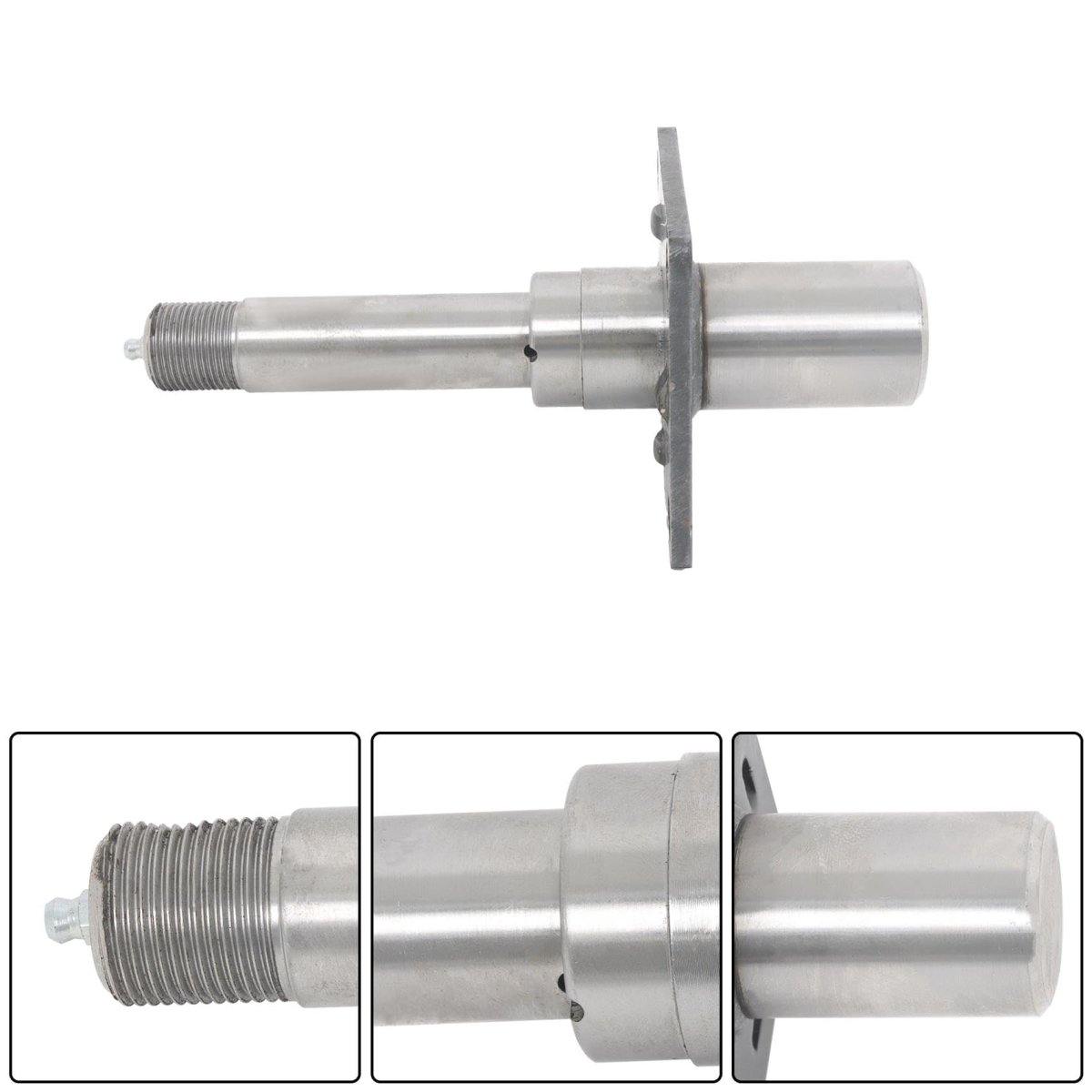 Bt16 Round Spindle With 4 Bolt Brake Flange 2 Pack 8 25 In Length For Utility Cargo Boat Trailers And Light Duty Rvs