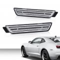 Rear Fender Led Side Marker Light Lamp Pair White Lens For Chevy Camaro Ls Lt Ss Z 28 Zl1 2010-2015 92246253 92246252