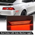 G-plus Rear Fender Led Side Marker Light Lamp Pair White Lens Compatible With Chevy Camaro Ls Lt Ss Z 28 Zl1 2010-2015 92246253