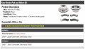 Rear Ceramic Brake Pads And Rotor Kit Compatible With 2001-2006 Chevy Silverado 3500