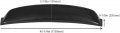 Ecotric Rear Window Roof Visor Compatible With 2006-2011 Honda Civic 4dr Sedan Black Spoiler Wing