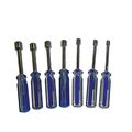 7 Piece Nut Driver Set Pro Series 5mm To 11mm Drins-07m Tempered Tool Steel Metal Drivers 