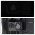 Acanii For 2004-2008 Ford F150 Pickup Styleside Black Housing Smoked Lens Led Tail Lights Brake Lamps Pair Left Right Cyber V2