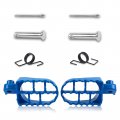 Flypig Blue Aluminium Footrest Foot Pegs Rest For Yamaha Pw50 Pw80 Pw 50 80 Tw200 Honda Cr Crf Xr Pit Dirt Bike