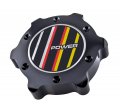 Vms Racing Black Oil Cap Power Bsry Emblem In Billet Aluminum Compatible With E34 E39 E53 E60 E61 M5 X5 Sav 525i 525xi 528i