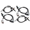 4pcs Abs Wheel Speed Sensor Left Front Right Rear Fit For 2003-2008 Infiniti Fx452003-2008 Fx35 Als1774 Als1779 