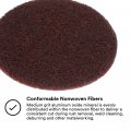3m Surface Conditioning Disc For Sanding Metal Prep Hook And Loop Aluminum Oxide Medium Grit 4 5a Diam Pack Of 10