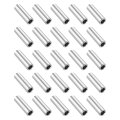 25 Pcs Stainless Steel Spacer 16 Bore X 1 Od 1-1 2 Length Screw Bushing Plain Finish Round Metal For 5 Screws Bolts And Rods 