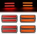 Led Side Marker Lights For 1967 To 1972 Chevy C10 C20 K10 Blazer Suburban G10 G20 Van And Gmc C15 C1500 K15 K1500 Front Amber 