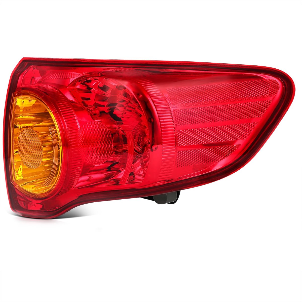 Right Side Taillight Assembly Fit With 2009-2010 For Toyota Corolla Headlight Red Clear Oe 81550-02460 Bulbs Not Include