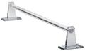 30 Long 1 Dia Acrylic Mirror Towel Bar With Self-stick Back Plate 