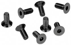 C R Laurence A512bl Crl Black 5 Mm X 12 Cover Plate Flat Allen Head Screws
