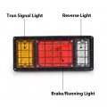 G-plus 2pcs 40 Led Tail Turn Signal Brake Reverse Running Lights Universal Compatible With Pickup Rv Trailers Trucks Camper