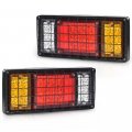 2pcs 40 Led Tail Turn Signal Brake Reverse Running Lights Universal For Pickup Rv Trailers Trucks Camper Boat Vans