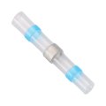 Baomain Solder Seal Wire Connectors 16-14 Awg Heat Shrink Butt Connector Waterproof Insulated Electrical Splice Terminals