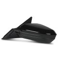 Power Heated Mirror Left Driver For Honda Civic 2016-2021 5-pin Manual Folding Glossy Black 
