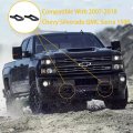 Weileite Front Bumper Tow Hook Shackles Chevy Silverado Gmc Sierra 1500 2007-2018 Ld 2019 Limited Replace 84072463 2pcs Black