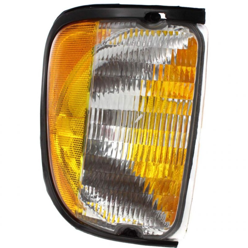 Passenger Side Turn Signal Light For Ford E-350 Econoline Club Wagon 1992 To 2002 Amber Lens And Housing Fits Fo2521122 F2uz
