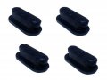 Rubber Black Brake Adjuster Plug Replacement Kit Of Four For Wrangler Yj Tj Jk And Cherokee Xj 
