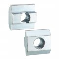 Uxcell Slide In T-nut M8 Half Round Roll Sliding Threaded For 4040 Series Aluminum Extrusions Profile Pack Of 10
