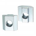 Uxcell Slide In T-nut M8 Half Round Roll Sliding Threaded For 4040 Series Aluminum Extrusions Profile Pack Of 10