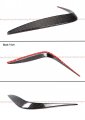 Set Of 2 Real Carbon Fiber Front Bumper Air Duct Garnish Trim Cover Fang Compatible For 2020-2022 Bmw G80 M3 G82 G83 M4 All