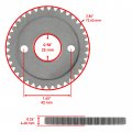Caltric Intake Exhaust Camshaft Tensioner Chain Sprocket Compatible With Polaris Rzr Xp 900 2011 2012 2013