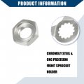 Hihaha No 90179-18020 Front Sprocket Holder Lock Nut Bolt Washer 13 Tooth For Yamaha 660r Yfm660r 2011-2015 Atv Durable Metal