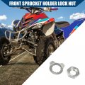 Hihaha No 90179-18020 Front Sprocket Holder Lock Nut Bolt Washer 13 Tooth For Yamaha 660r Yfm660r 2011-2015 Atv Durable Metal