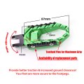 Motorcycle Footpeg Front Rider Touring-type With No-extension For Ducati 1198 S R Evo 2010-2012 Green
