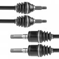 Caltric Rear Left And Right Cv Joint Axle Compatible With John Deere Gator Xuv 620i 850d Am-140523