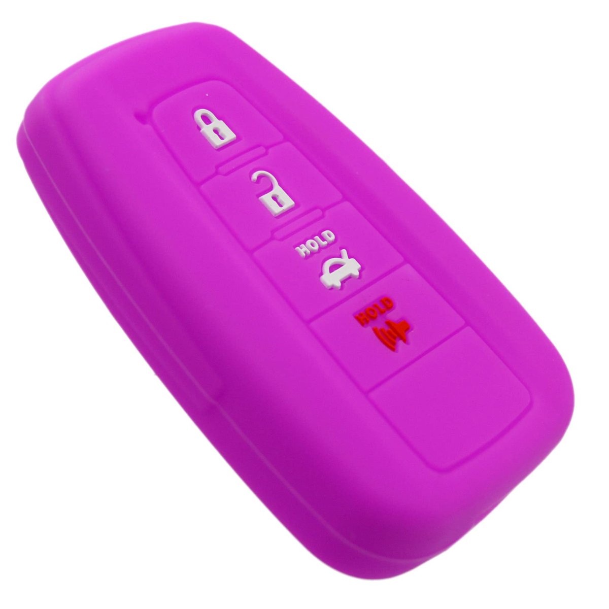 Silicone Remote Key Fob Cover For Toyota Camry 2018-2024 Xle Xse Le Se Corolla Avalon C-hr Highlander Prius Rav4 4runner Prado