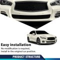 Front Bumper Lower Grille For Infiniti Q50 2014-2017 Matte Black Grill In1036102 622544hb0a