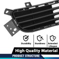 Front Bumper Lower Grille For Infiniti Q50 2014-2017 Matte Black Grill In1036102 622544hb0a