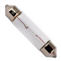 3 Watt Long-life Xenon T3 25 Festoon Base Clear Replaces Halogen 10000 Life Hours 50 Lumens 24 Volt Plt 10 Pack 