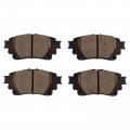 Trq Rear Ceramic Brake Pads For Corolla Highlander Sienna Is300 Rc300 Rc350 