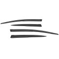 4pcs Side Window Deflectors Rain Guards For 2012 2015 Honda Civic Outside Mount Tape On Visors With Smoked Tint Air Circulation 