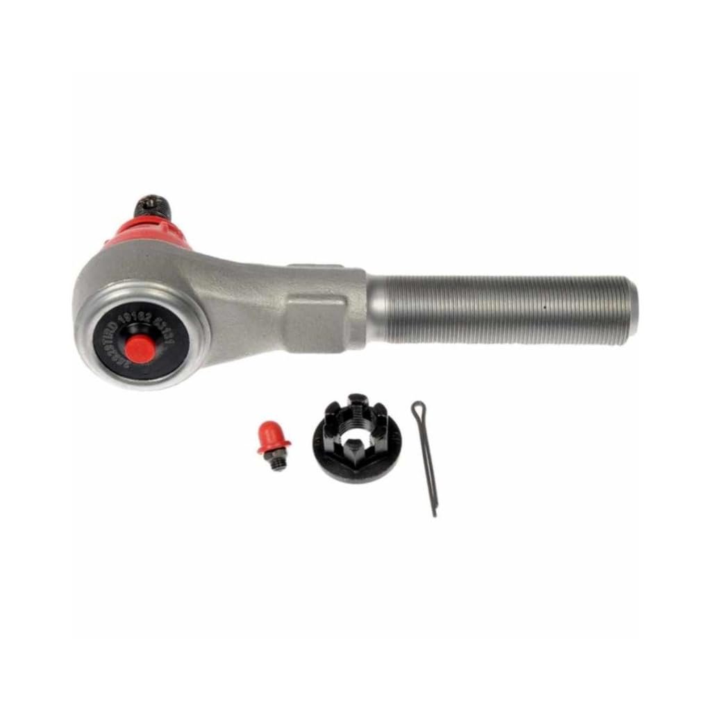 Steering Tie Rod End For Dodge Ram 2500 3500 2003 2008 Steel Housing Coated Finish Silver Replacement 52060049ae With Castle