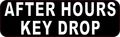 10in X 3in After Hours Key Drop Magnet By Stickertalk 